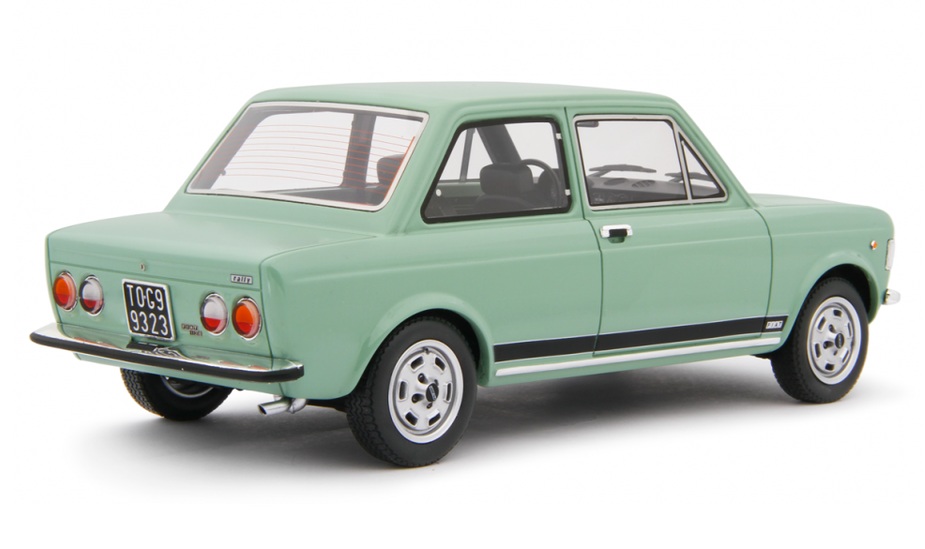 Fiat 128 Rally 1972 light green 1:18 Laudoracing Model