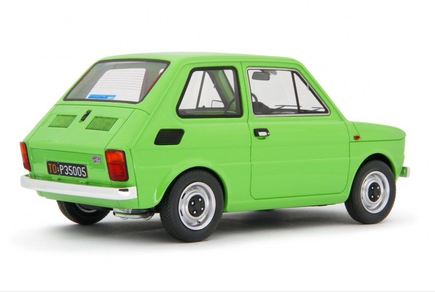 Fiat 126 Base 1976 green 1:18 Laudoracing Model