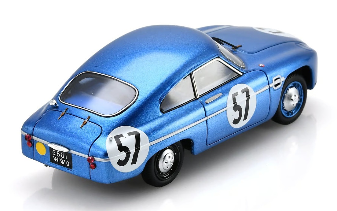 DB HBR5 Coupe Allégé Panhard #57 Deviterne/ Lailler 24H Le Mans 1957 1:43 Spark