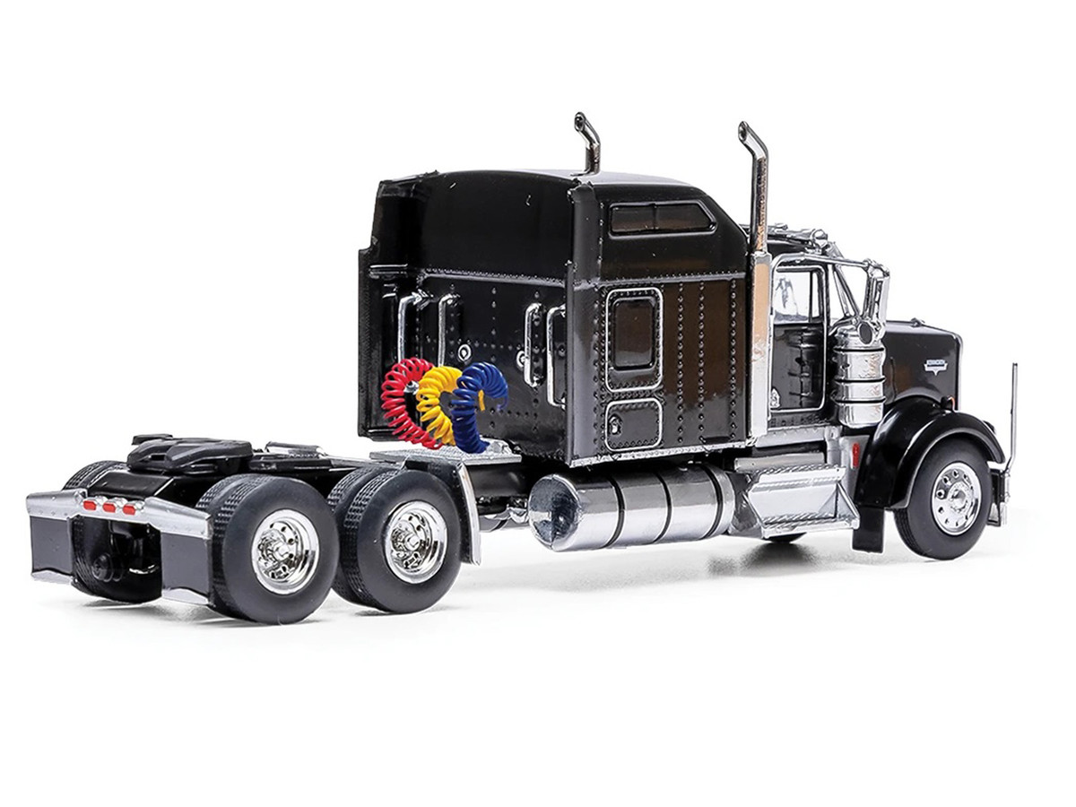Kenworth W900 Tractor Truck 3-Assi 1990 black 1:64 Ixo Models