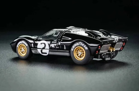 Ford GT40 Mk II #2 black 1:64 FG