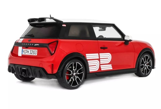 Mini Cooper JCW 1965 Victory Edition 2026 Chili Red 1:18 OttOmobile