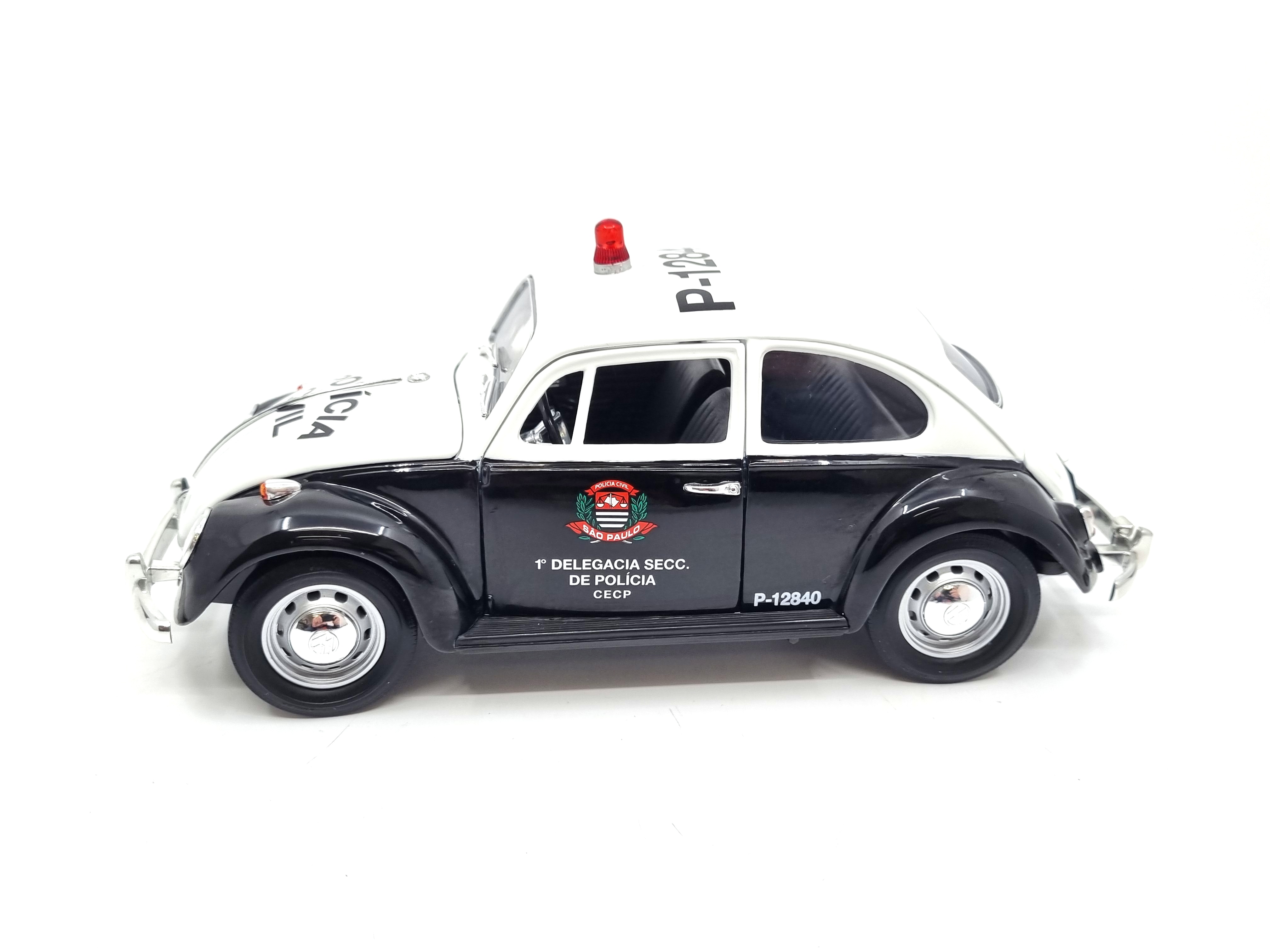 Volkswagen Beetle Polícia 1967 1:18 Greenlight