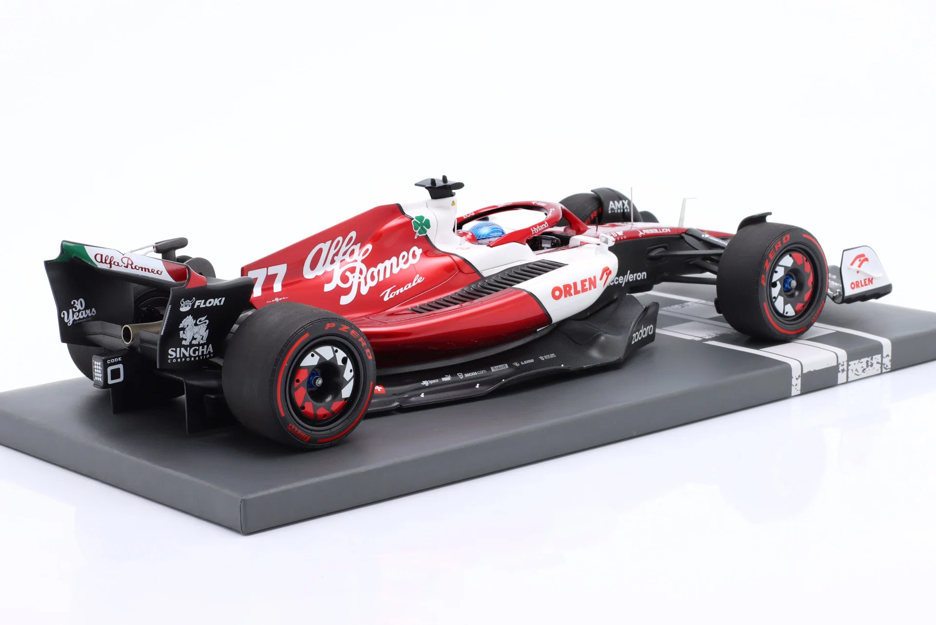 Alfa Romeo F1 Team ORLEN C42 #77 V.Botass Bahrain GP 2022 1:18 Minichamps