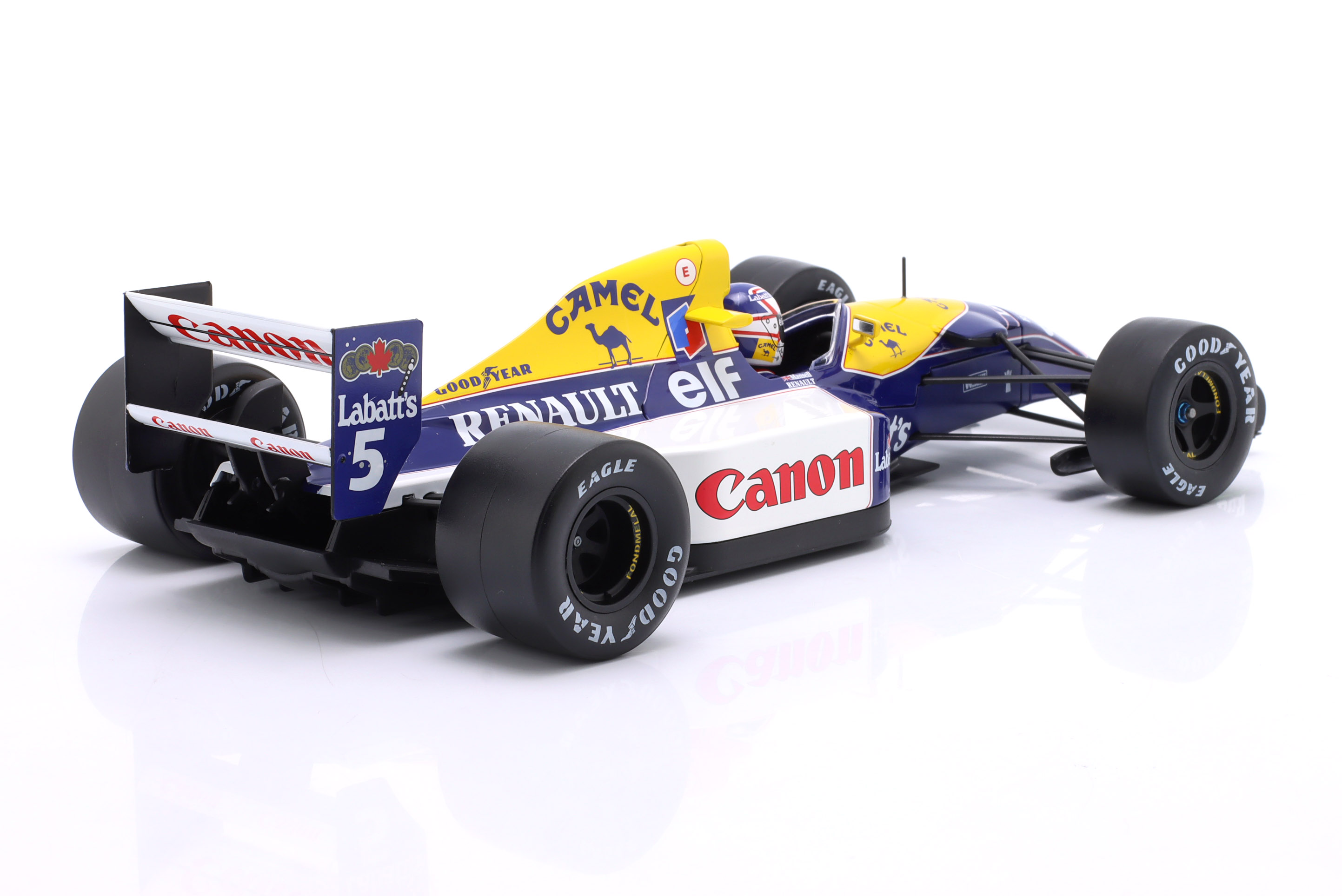 Williams FW14 #5 N.Mansell 2nd Monaco GP F1 1991 1:18 Werk83