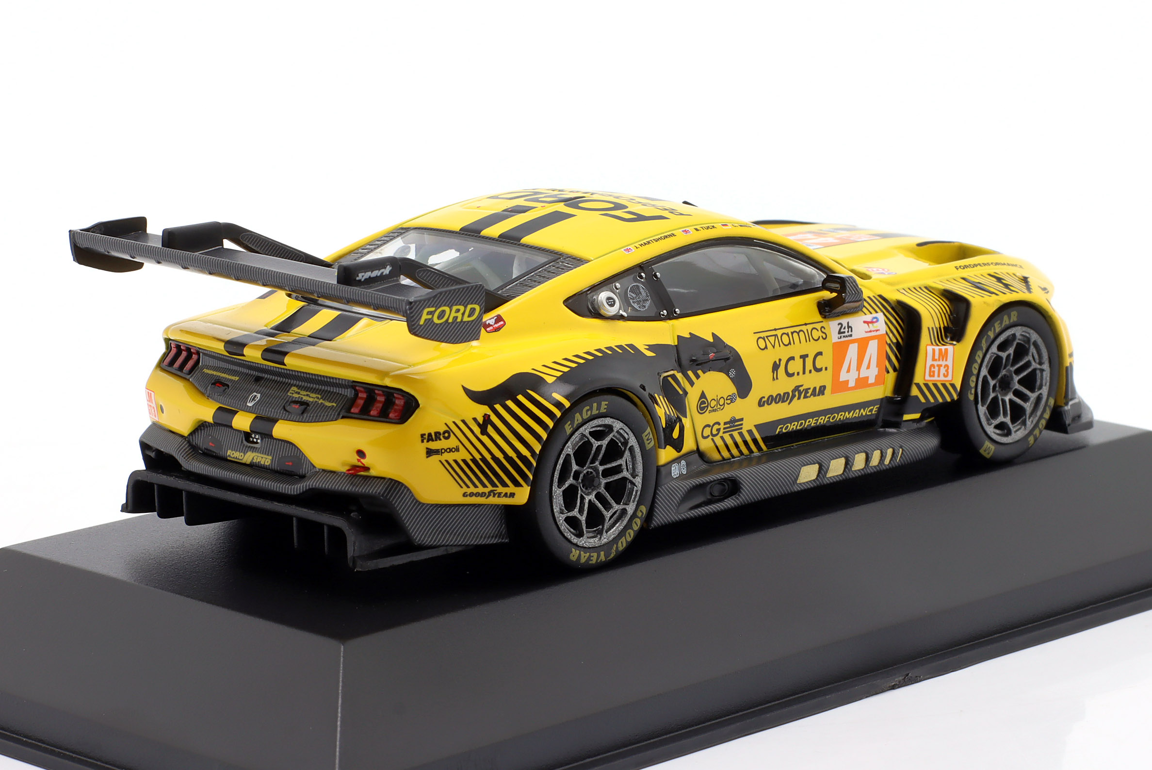 Ford Mustang GT3 Proton Competition #44 Hartshorne/ Tuck/ Mies 24H Le Mans 2024 1:43 Ixo Models