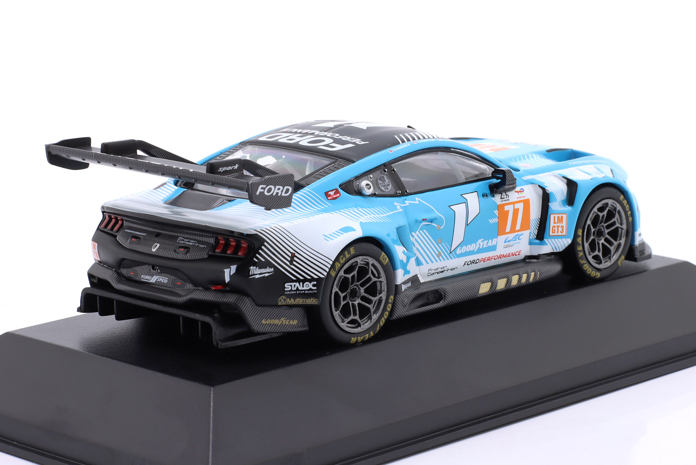 Ford Mustang GT3 Proton Competition #77 Barker/ Hardwick/ Robichon 24H Le Mans 2024 1:43 Ixo Models