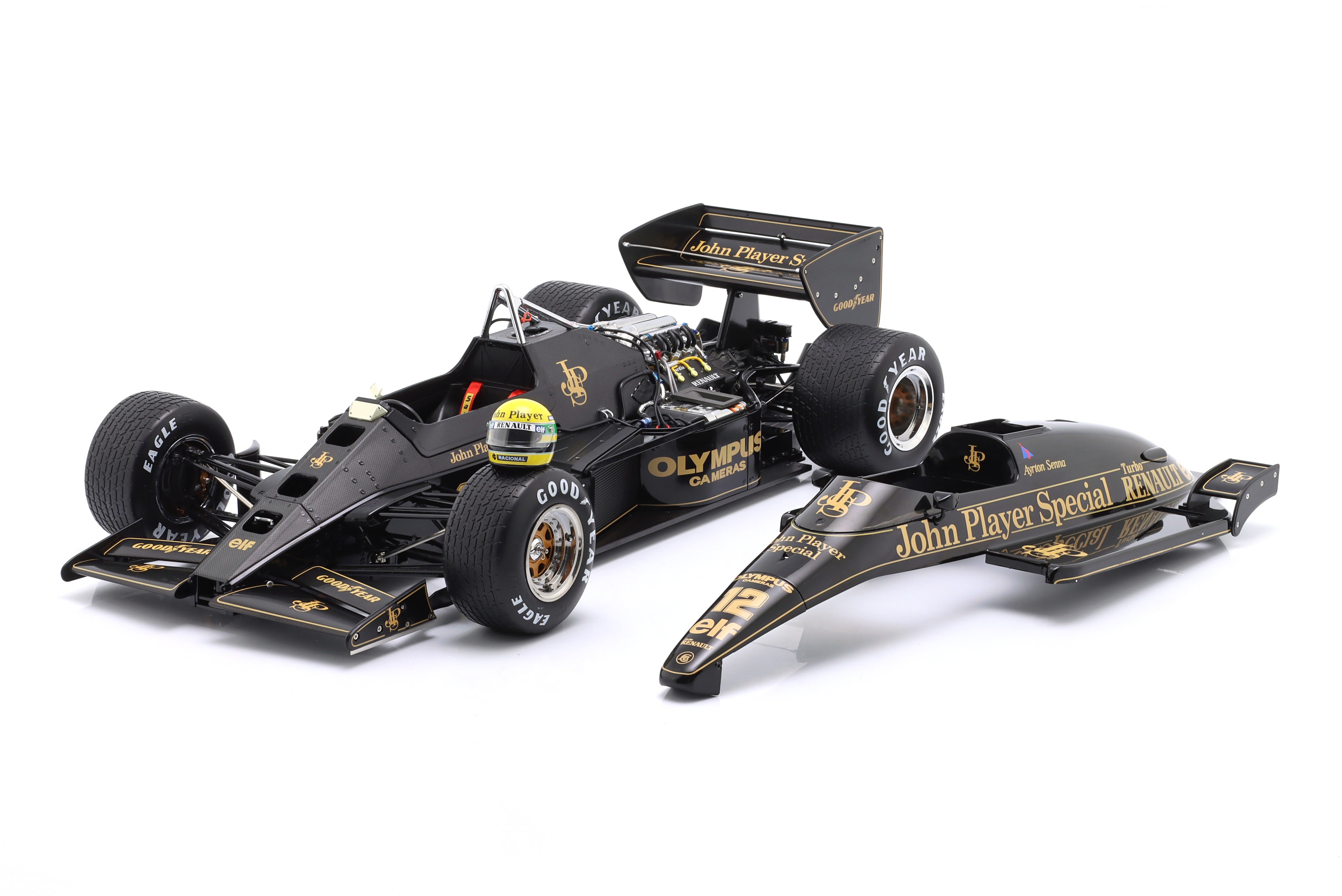 KIT - Lotus 97T #12 Ayrton Senna Winner Portugal GP F1 1985 1:8 Werk83