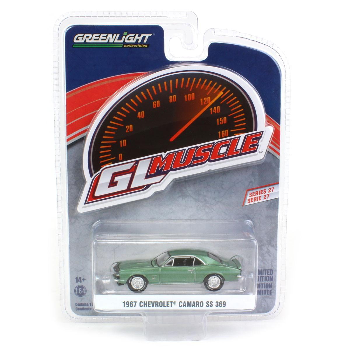 Chevrolet Camaro SS 369 1967 *Muscle Series 27* mountain green 1:64 Greenlight