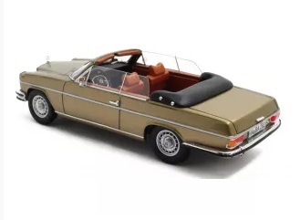 Mercedes-Benz 280CE W114 Cabriolet Open 1968 brown metallic 1:43 Matrix Scale Models