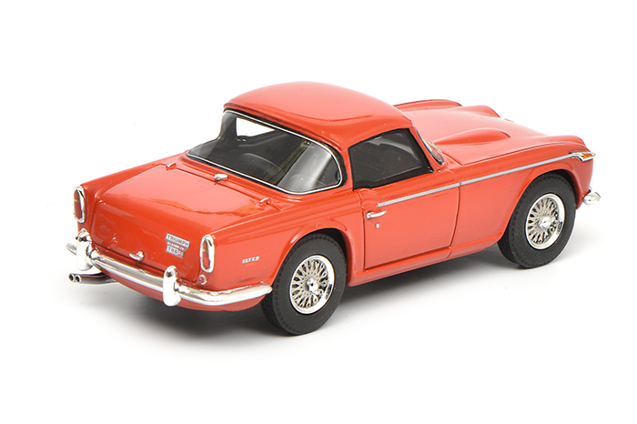 Triumph TR5 with closed Surrey red/black 1:43 Schuco