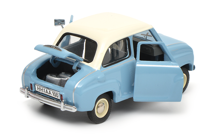 Set "Goggomobil" - Goggo limousine and Goggo box van 1:43 Schuco