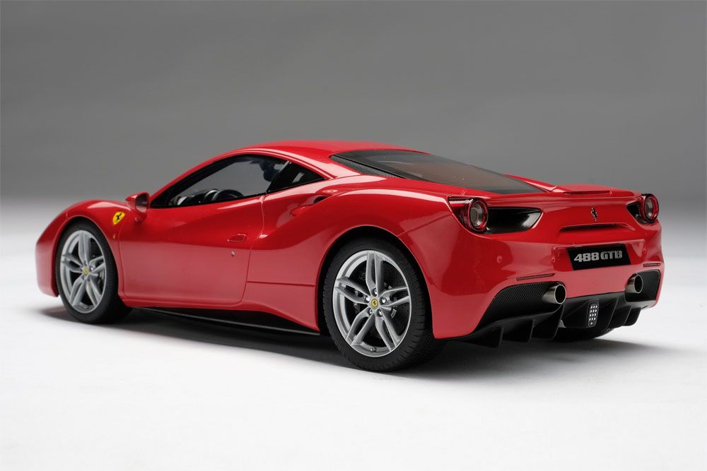 Ferrari 488 GTB red 1:18 Amalgam