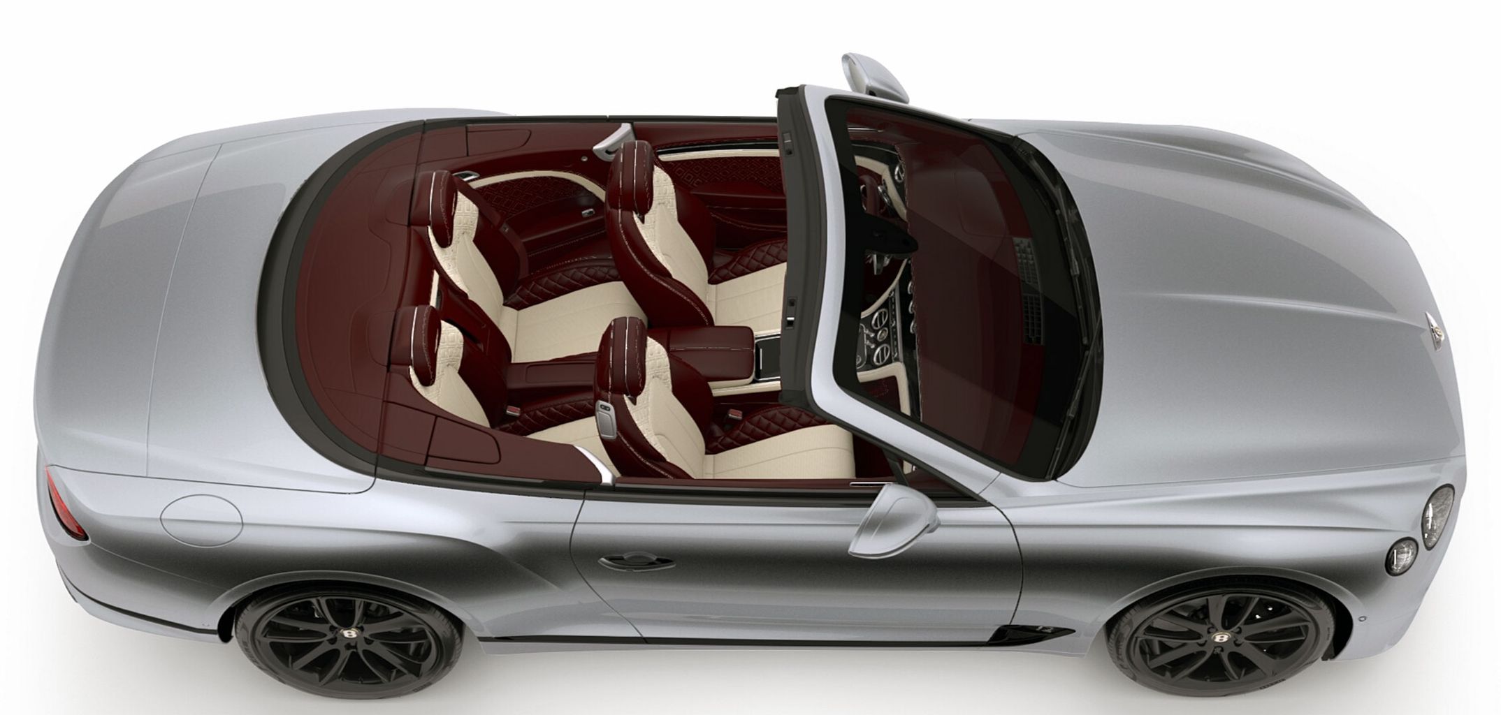 Bentley Continental GT Convertible Ice 1:43 Look Smart