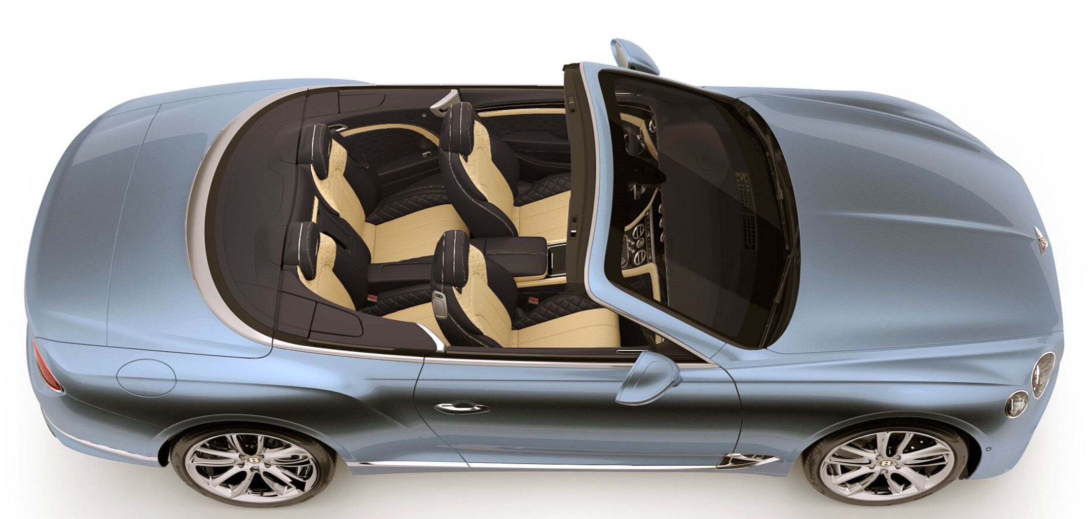 Bentley Continental GT Convertible Silverlake 1:43 Look Smart