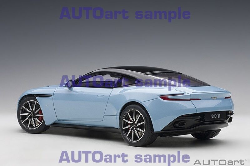 Aston Martin DB11 Coupe 2017 frosted glass blue 1:18 AUTOart