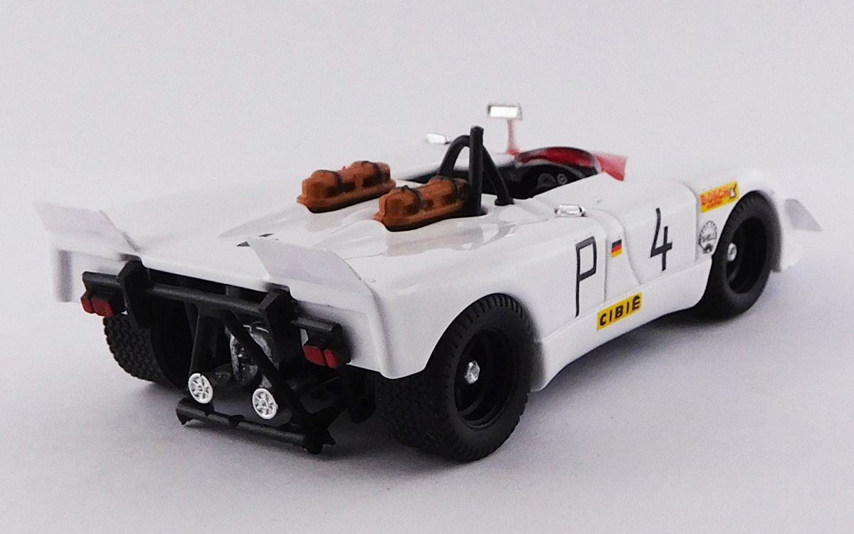 Porsche 908/02 Flunder #4 2nd 1000KM Nürburgring 1969 Stommelen/Herrmann 1:43 Best Model