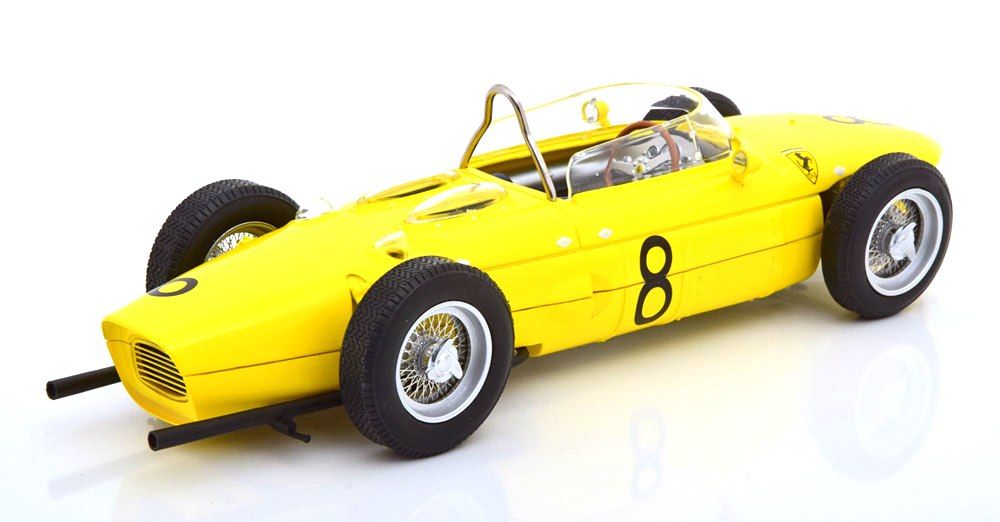 Ferrari F1 Dino 156 Sharknose #8 Olivier Gendebien 4th Belgium GP 1961 1:18 CMR