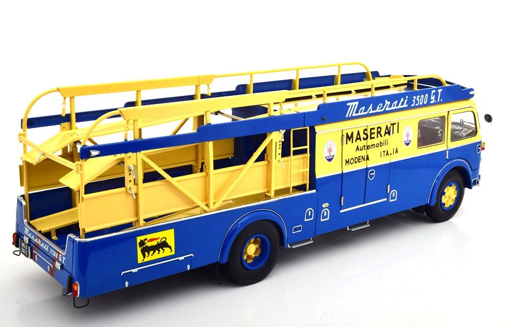 Fiat 642 RN2 Bartoletti Maserati Race Truck 1957 blue/yellow 1:18 CMR