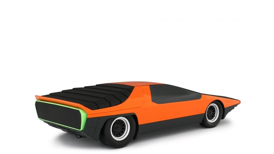 Alfa Romeo 33 Bertone Carabo 1967 2° Maquette di stile orange 1:18 Laudoracing Model