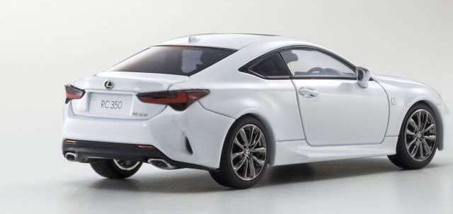 Lexus RC350h F Sport white nova 1:43 Kyosho