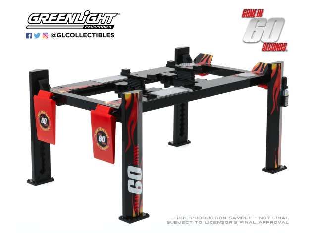 4-Post Lift *Gone in Sixty Seconds* 1:18 GreenLight
