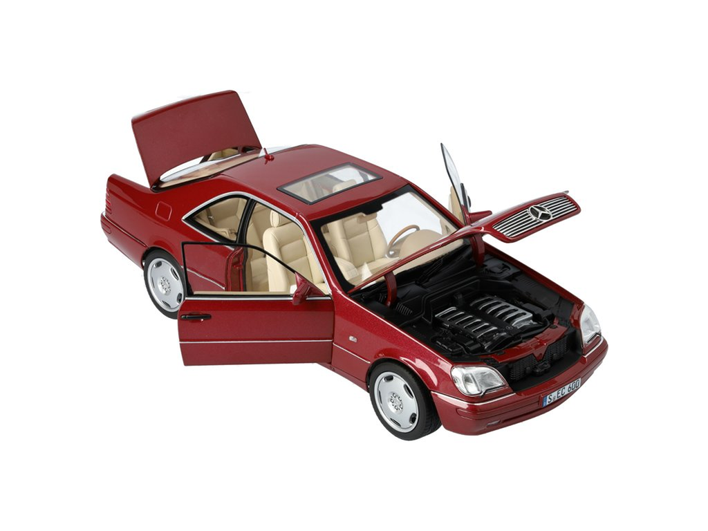Mercedes-Benz CL 600 C140 1996 red 1:18 Norev