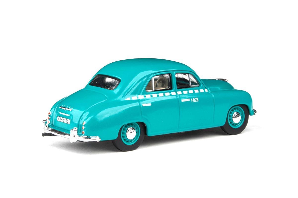 Škoda 1201 1956 Taxi tyrkysová 1:43 Abrex