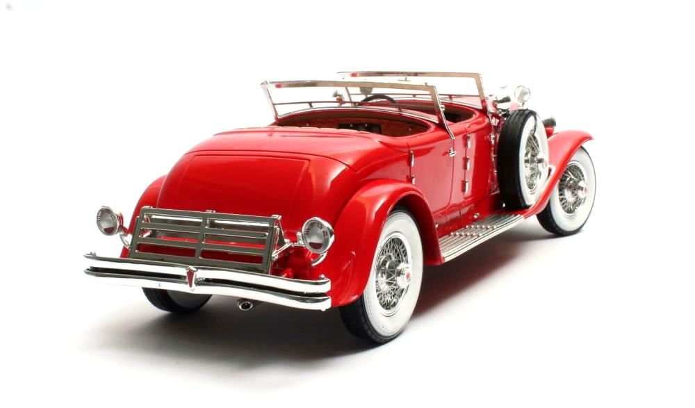 Duesenberg SJ 2608 Torpedo Pheaton Cabriolet Walker La Grande 1930 red 1:18 Matrix Scale Models