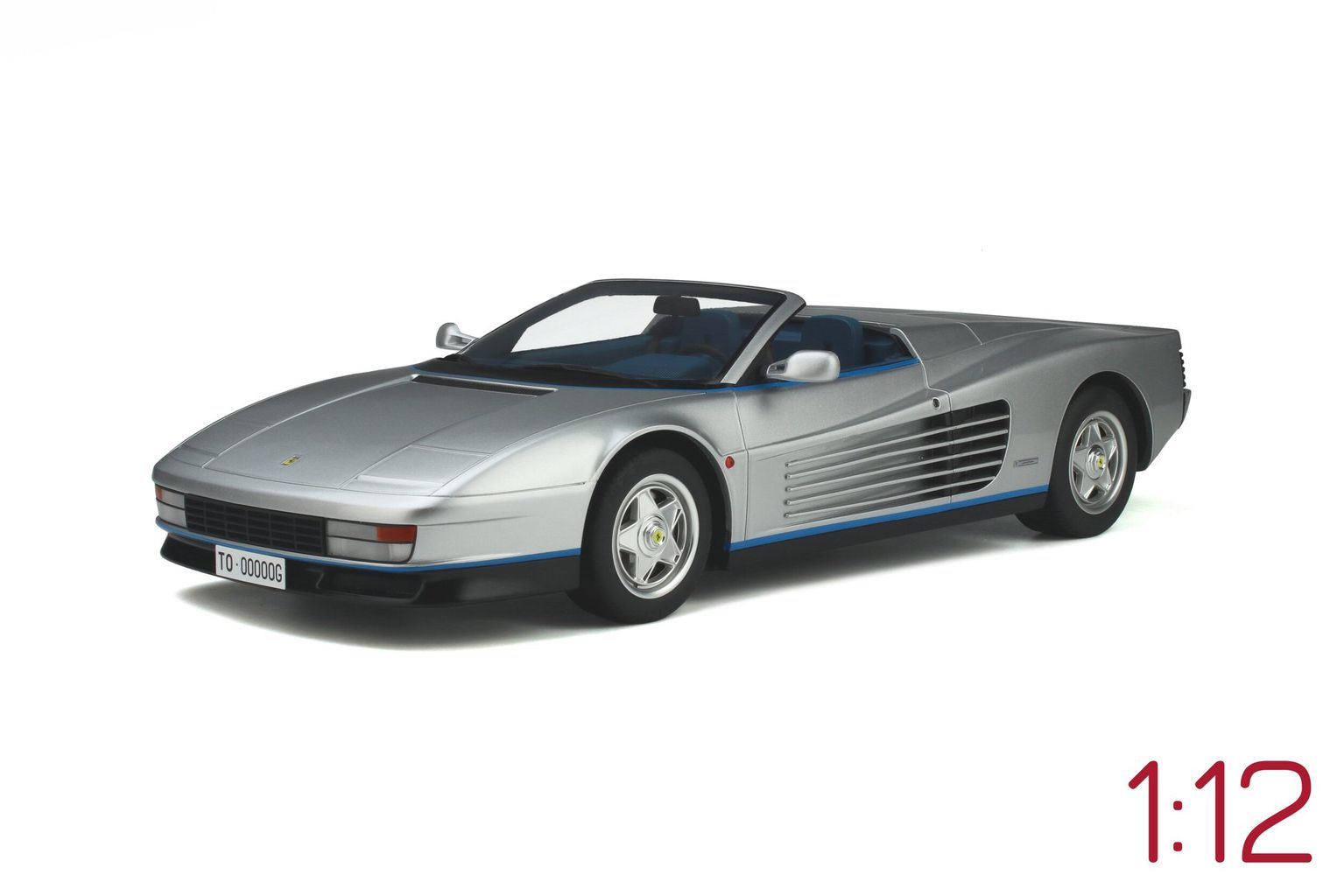 Ferrari Testarossa Spyder 1998 silver 1:12 GT Spirit