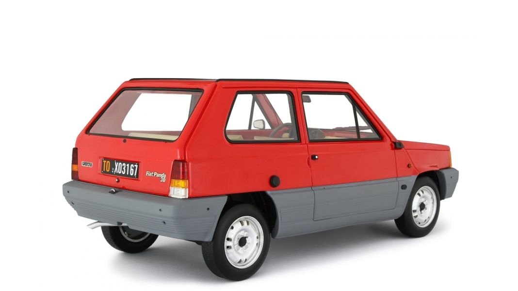 Fiat Panda 30 1980 rosso siam 1:18 Laudoracing Model
