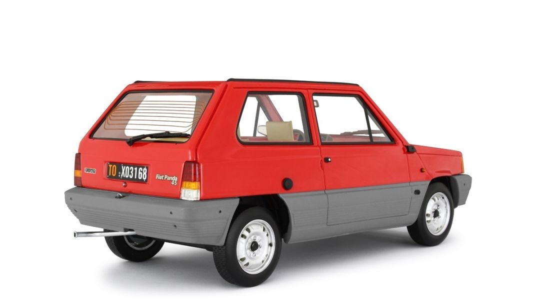 Fiat Panda 45 1980 rosso siam 1:18 Laudoracing Model