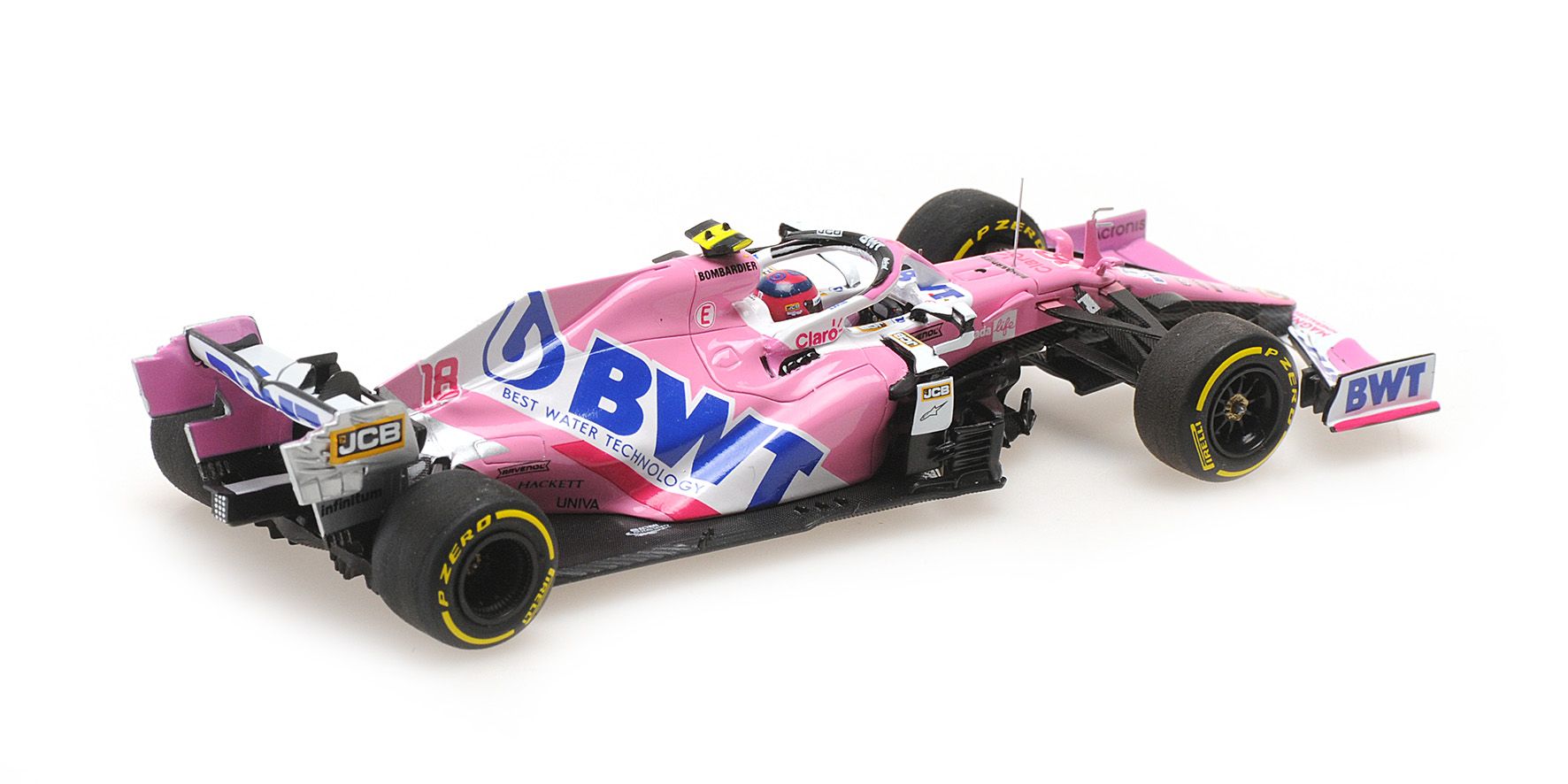 BWT Racing Point F1 Team Mercedes RP20 Lance Stroll 3rd Sakhir GP 2020 1:43 Minichamps