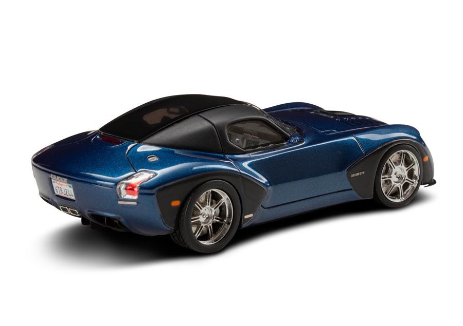 Devon GTX 2010 blue/black 1:43 Esval Models