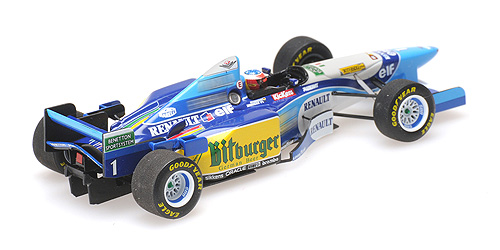 Benetton Renault B195 #1 M.Schumacher Winner Pacific GP 1995 World Champion 1:43 Minichamps