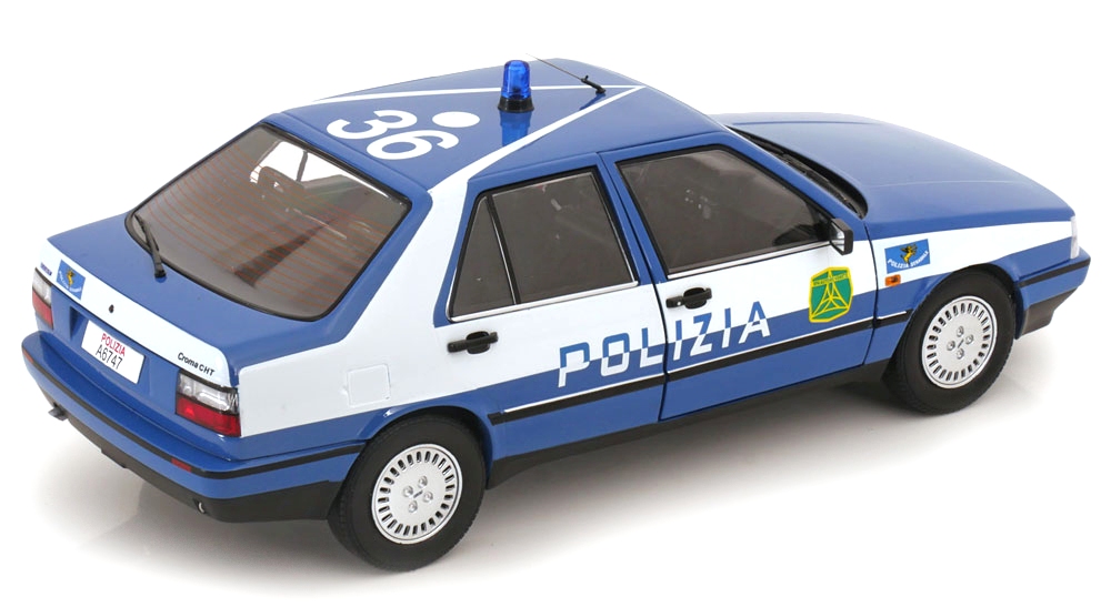Fiat 2.0 CHT Polizia 1978 Police light blue/white 1:18 Mitica