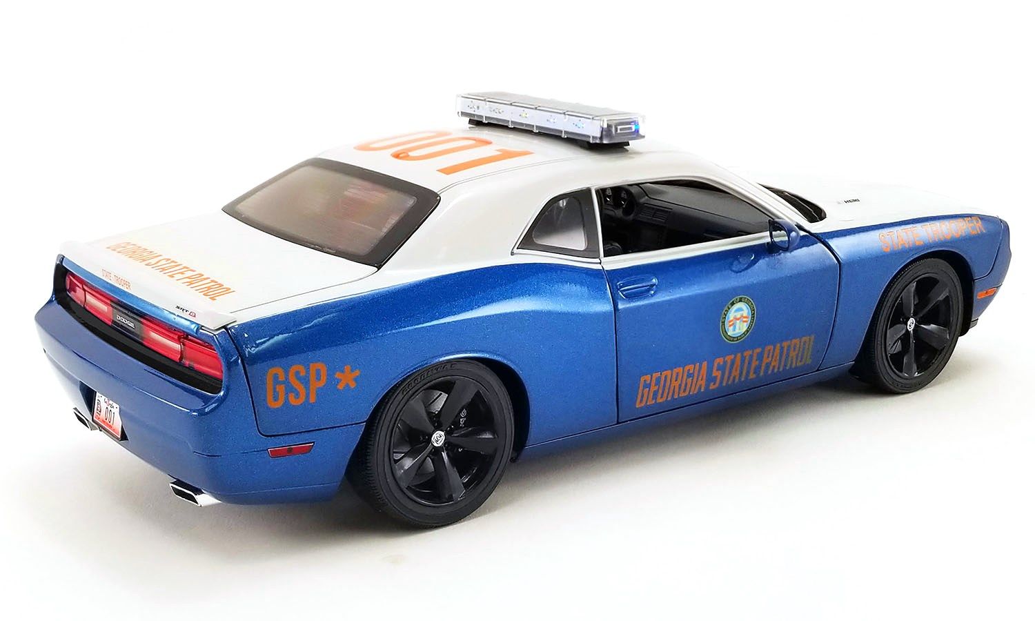 Dodge Challenger SRT8 *Georgia State Partol* 2010 blue/white 1:18 Acme Diecast