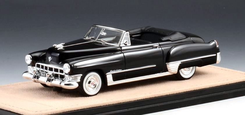 Cadillac Series 62 Convertible Open 1949 black 1:43 Stamp Models