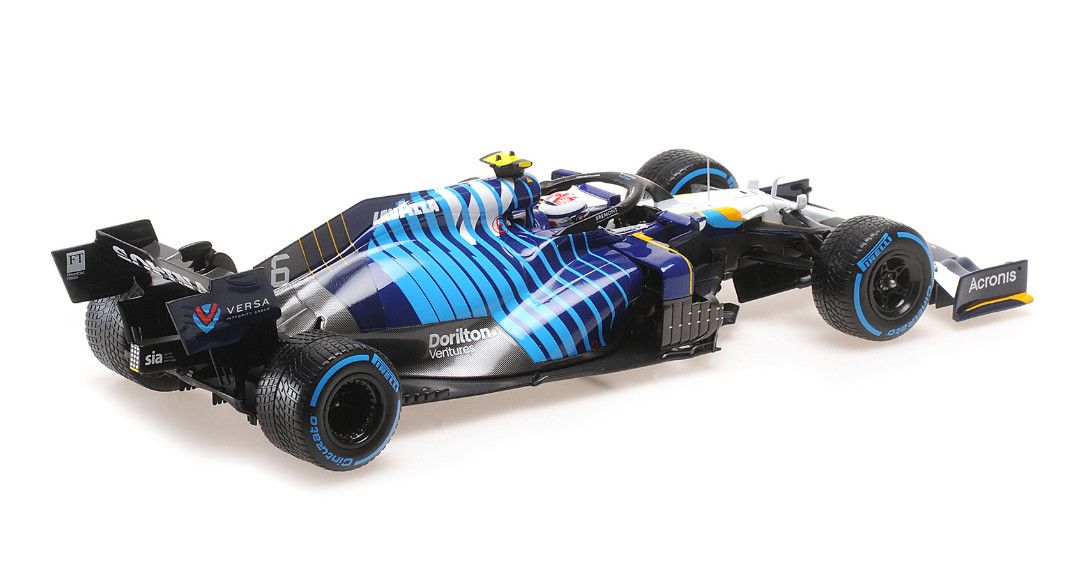 Williams Racing Mercedes FW43B #6 N.Latifi Belgian GP 2021 1:18 Minichamps