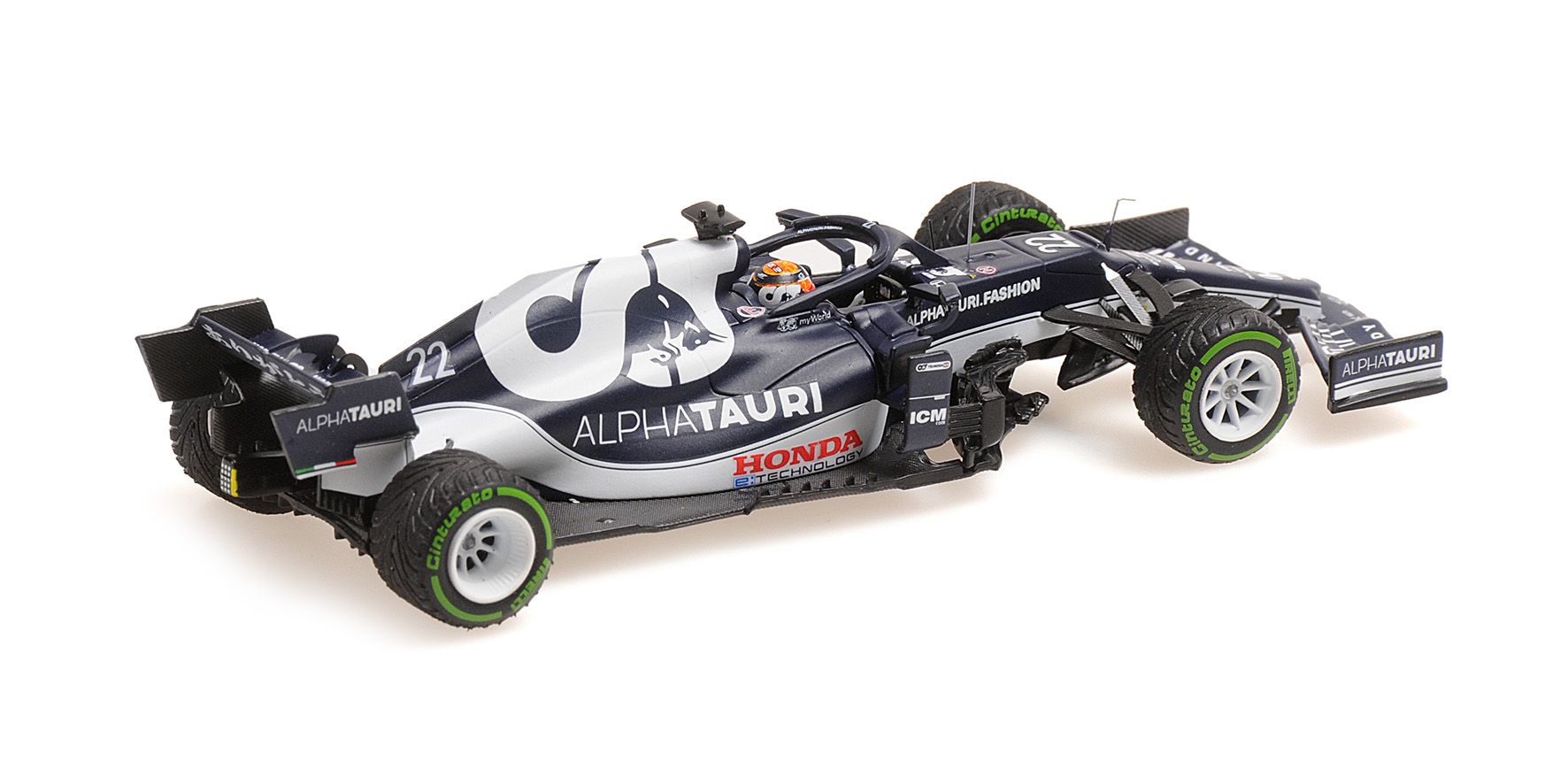 Scuderia Alphatauri Honda AT2 #22 Y.Tsunoda Turkish GP 2021 1:43 Minichamps