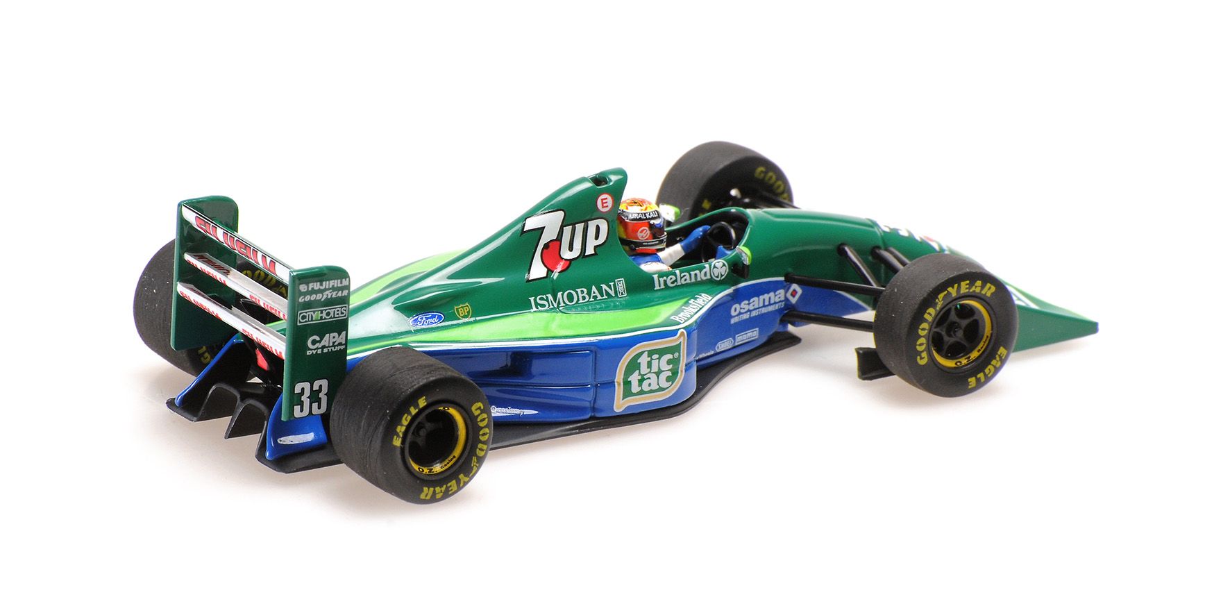 Jordan Ford 191 #33 M.Schumacher Demo Run Silverstone July 2021 1:43 Minichamps