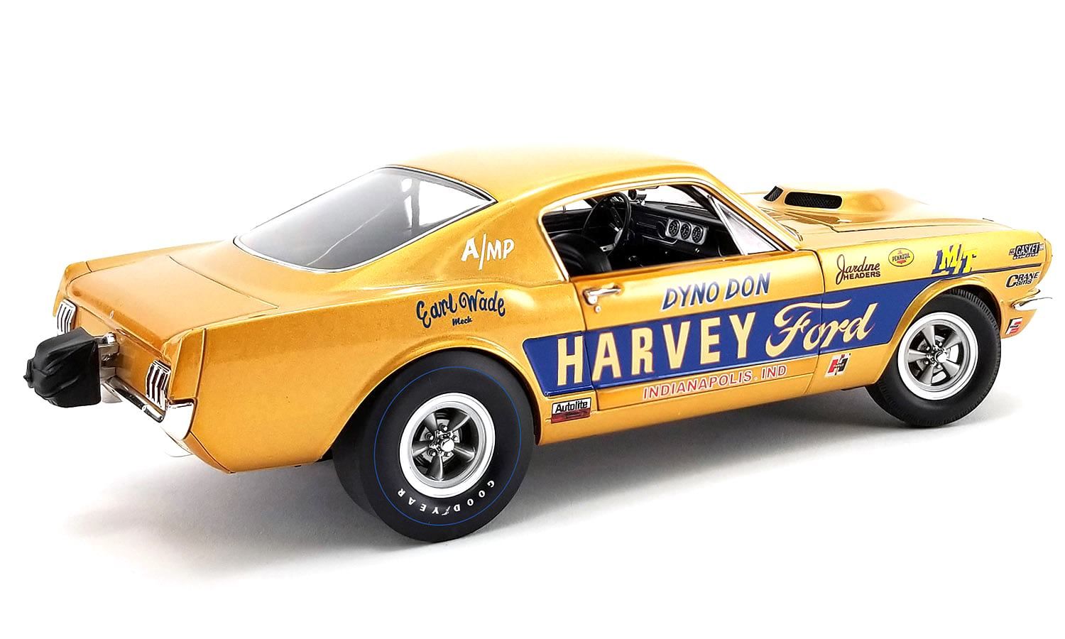Ford Mustang A/FX *Harvey Ford Dyno Don* 1965 yellow gold 1:18 Acme Diecast
