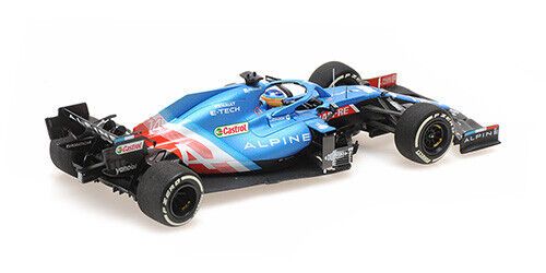 Alpine F1 Team A521 F.Alonso Qatar GP 2021 1:43 Minichamps