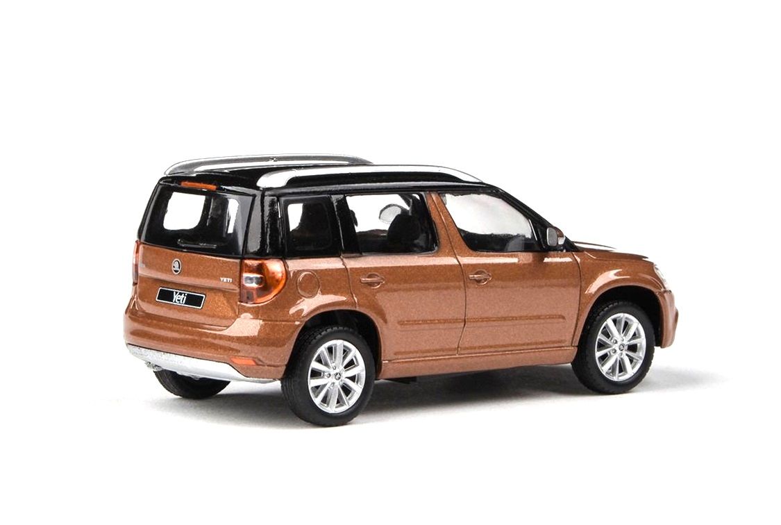 Škoda Yeti FL 2013 oranžová terracotta metalíza 1:43 Abrex