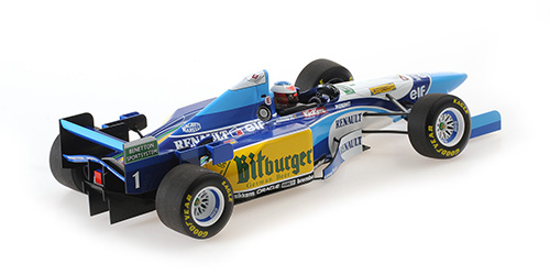 Benetton Renault B195 #1 Michael Schumacher Winner Belgian GP 1995 1:18 Minichamps 