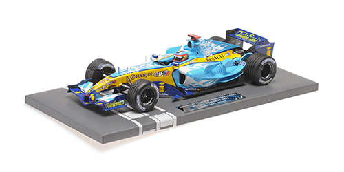 Renault F1 Team R25 #5 Fernando Alonso Winner Belgian GP 2005 1:18 Minichamps 