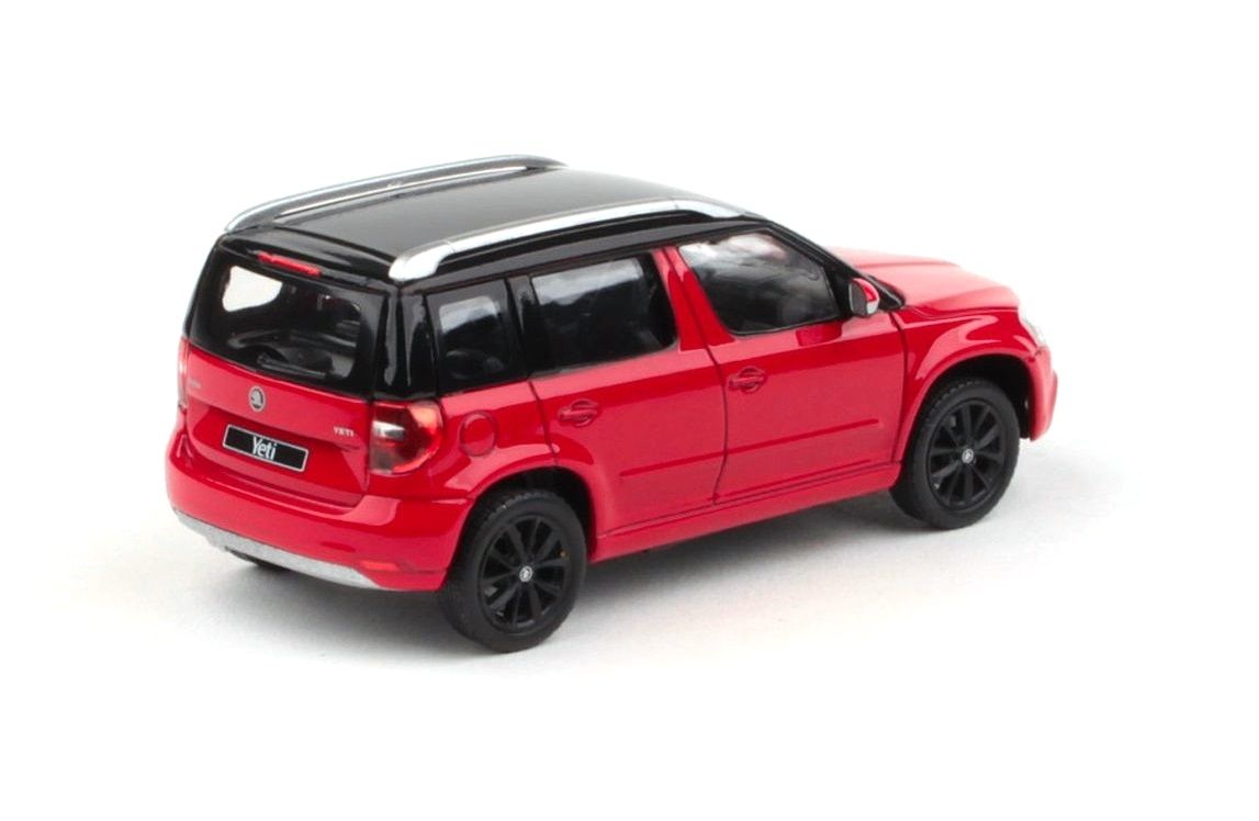 Škoda Yeti FL 2013 červená corrida uni 1:43 Abrex