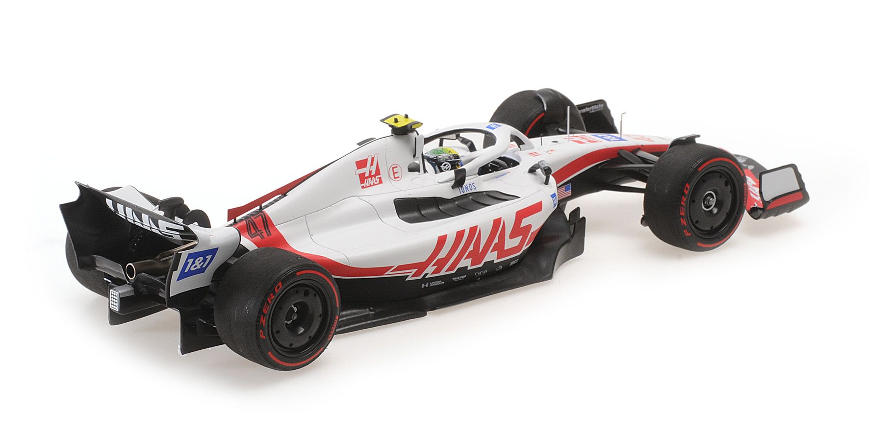 HAAS F1 Team VF-22 #47 M.Schumacher Bahrain GP 2022 1:18 Minichamps