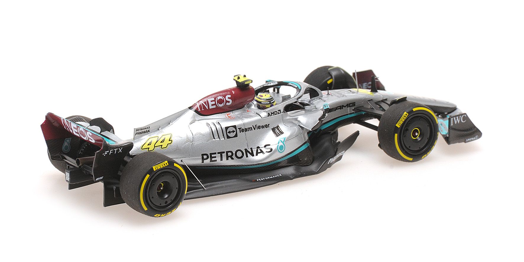 Mercedes-AMG Petronas F1 Team F1 W13 E Performance #44 L.Hamilton Bahrain GP 2022 1:43 Minichamps