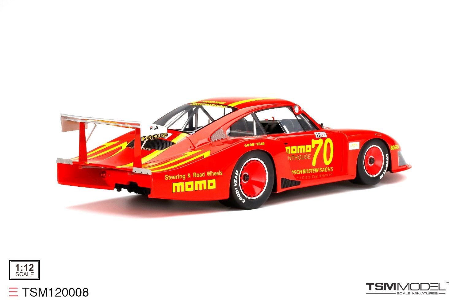 Porsche 935/78 *Moby Dick* MOMO PENTHOUSE #70 G.Moretti DRM Norisring 1981 1:12 TSM